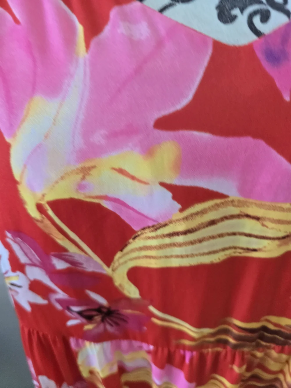 Soma Red Tropical Floral Maxi Dress - Picture 6 of 6